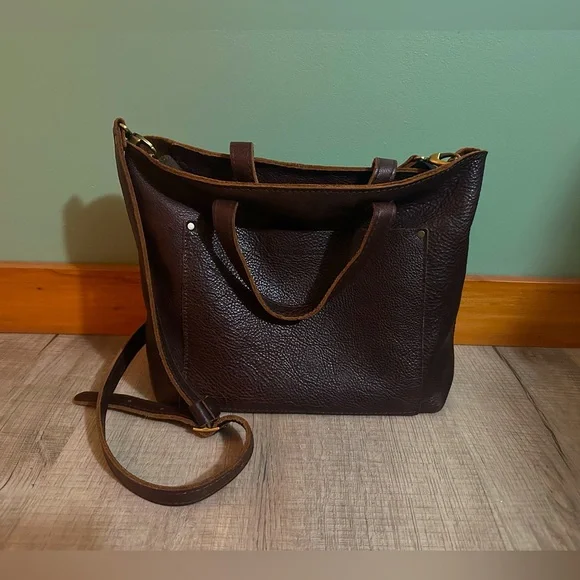 Portland Leather Goods Medium Crossbody Tote - Picture 8 of 12